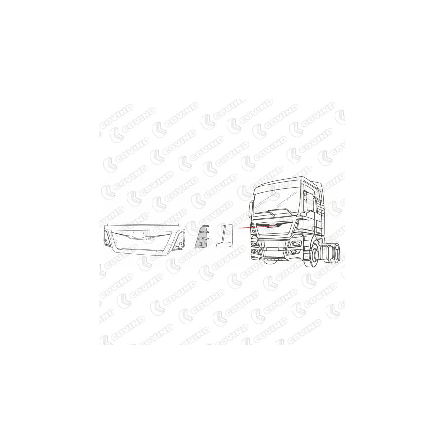 Covind Tx2/161 Wind Deflector | Duco Car Parts UK