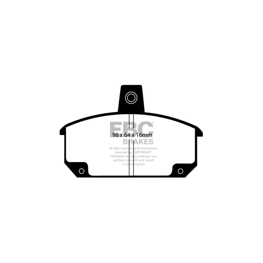 EBC PDKF1703 Renault Ultimax Front Brake Pad & Plain Disc Kit - Bendix Caliper 2 | Duco Car Parts UK Car Parts