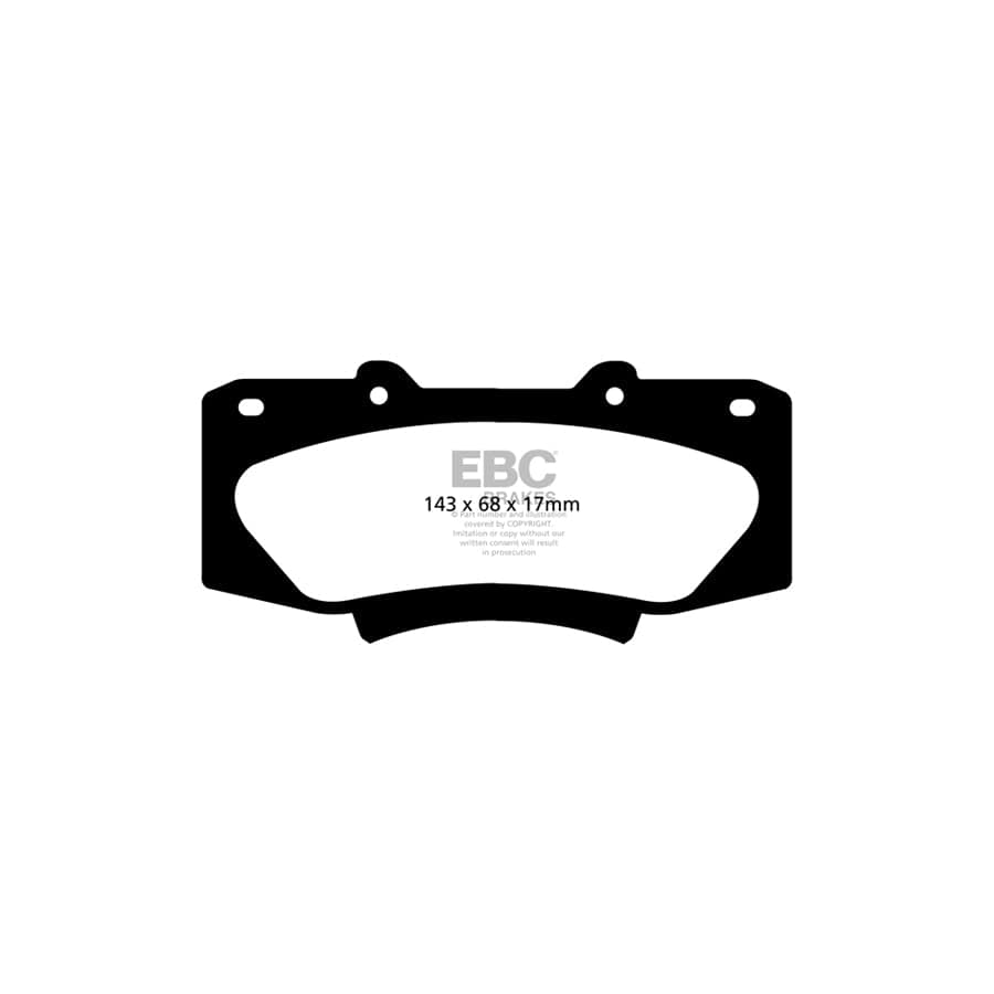 EBC PDKF2035 Toyota Hi-Lux Ultimax Front Brake Pad & Plain Disc Kit 2 | Duco Car Parts UK Car Parts