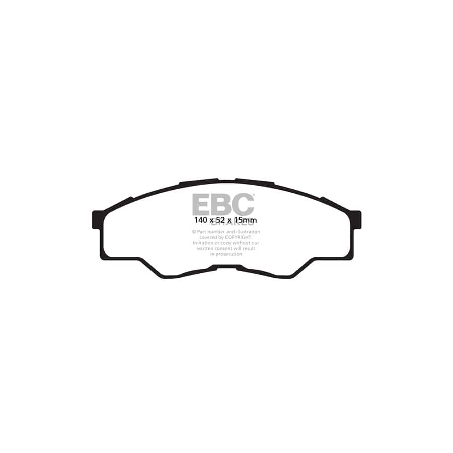 EBC PDKF2036 Toyota Hi-Lux (Extra Cab) Ultimax Front Brake Pad & Plain Disc Kit 2 | Duco Car Parts UK Car Parts