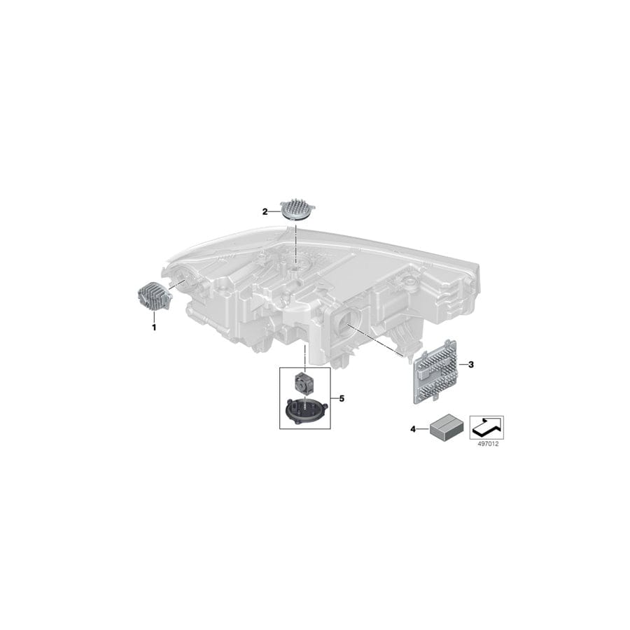 Genuine BMW 63119466177 G07 Led Mod.Turn Sig./Dayti.Runn.Lights Left (Inc. X7 50iX, X7 40iX & X7 M50iX) | Duco Car Parts UK Car Parts