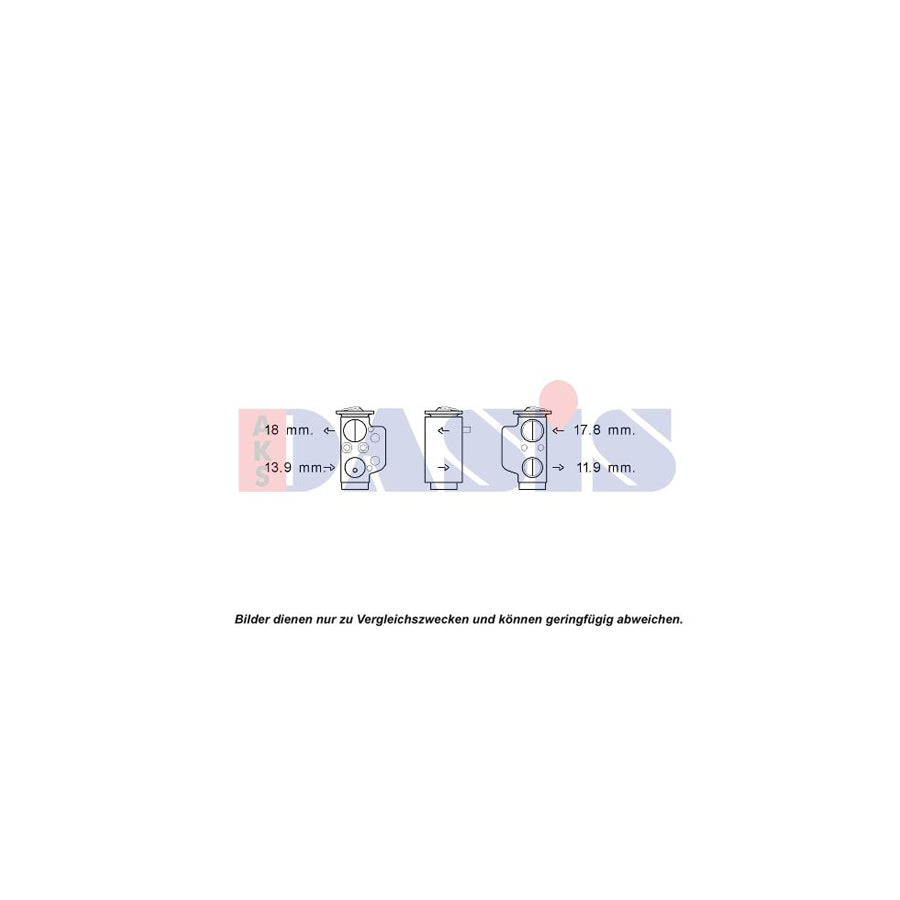 AKS Dasis 840229N Ac Expansion Valve | Duco Car Parts UK