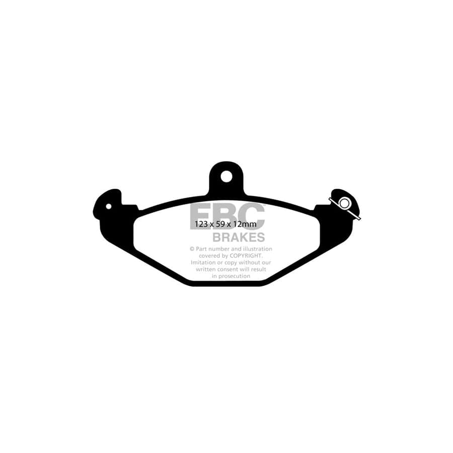 EBC PDKR528 Lotus Ultimax Rear Brake Pad & Plain Disc Kit - Brembo Caliper (Inc. Elise & Exige) 2 | Duco Car Parts UK Car Parts