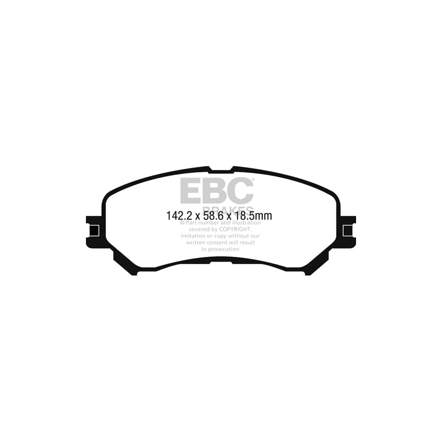 EBC PDKF2392 Renault Ultimax Front Brake Pad & Plain Disc Kit - Girling/TRW Caliper 2 | Duco Car Parts UK Car Parts