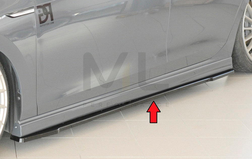 Rieger 00088211 SEAT, VW 5F Leon & Mk7 Mk8 Golf Side Skirt Splitter (Inc. Leon Cupra/FR & Mk7 Mk8 Golf GTD/GTE/GTI/R) 6 | Duco Car Parts UK Car Parts