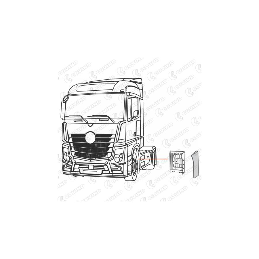 Covind 960/325 Wind Deflector | Duco Car Parts UK
