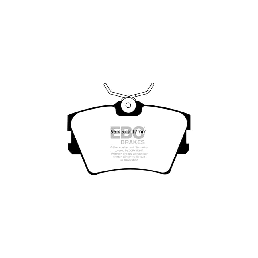 EBC PDKR887 VW Caravelle Ultimax Rear Brake Pad & Plain Disc Kit - Girling/TRW Caliper 2 | Duco Car Parts UK Car Parts