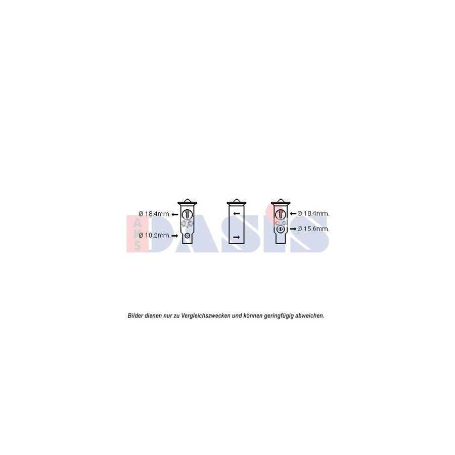 AKS Dasis 840242N Ac Expansion Valve For Honda Accord | Duco Car Parts UK