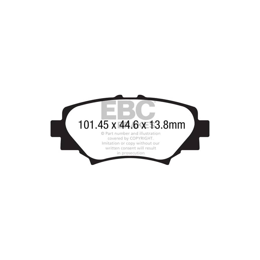 EBC PDKR533 Mazda 3 Ultimax Rear Brake Pad & Plain Disc Kit 2 | Duco Car Parts UK Car Parts