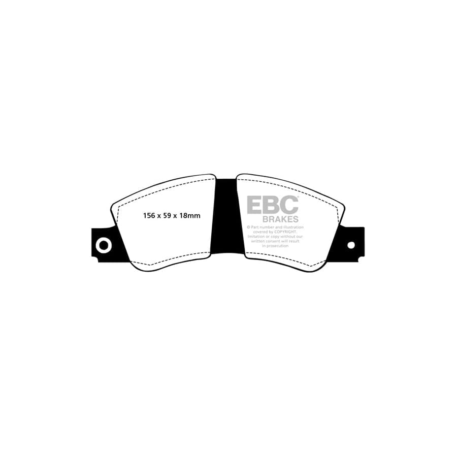 EBC PDKF1719 Renault Ultimax Front Brake Pad & Plain Disc Kit - Bendix Caliper (Inc. 30 & Trafic) 2 | Duco Car Parts UK Car Parts