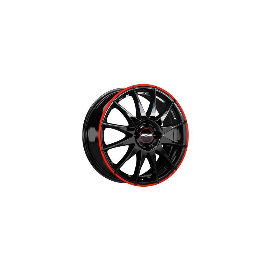Ronal R54 MCR 6.5x15 ET38 54R5654.03X/MCR Jetblack - Red Rim Wheel | Duco Car Parts UK Car Parts