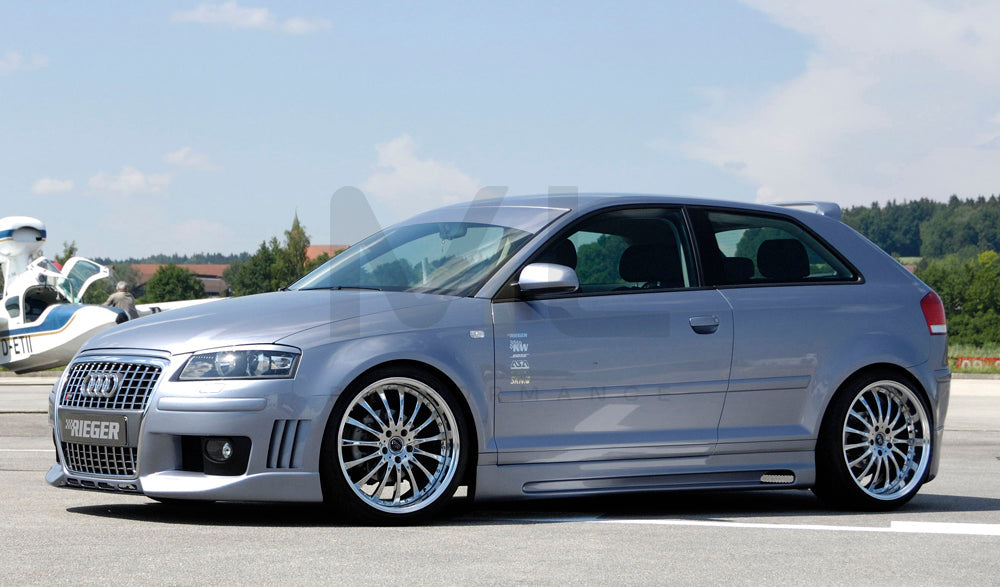 Rieger 00056725 Audi 8P A3 Side Skirt 5 | Duco Car Parts UK Car Parts