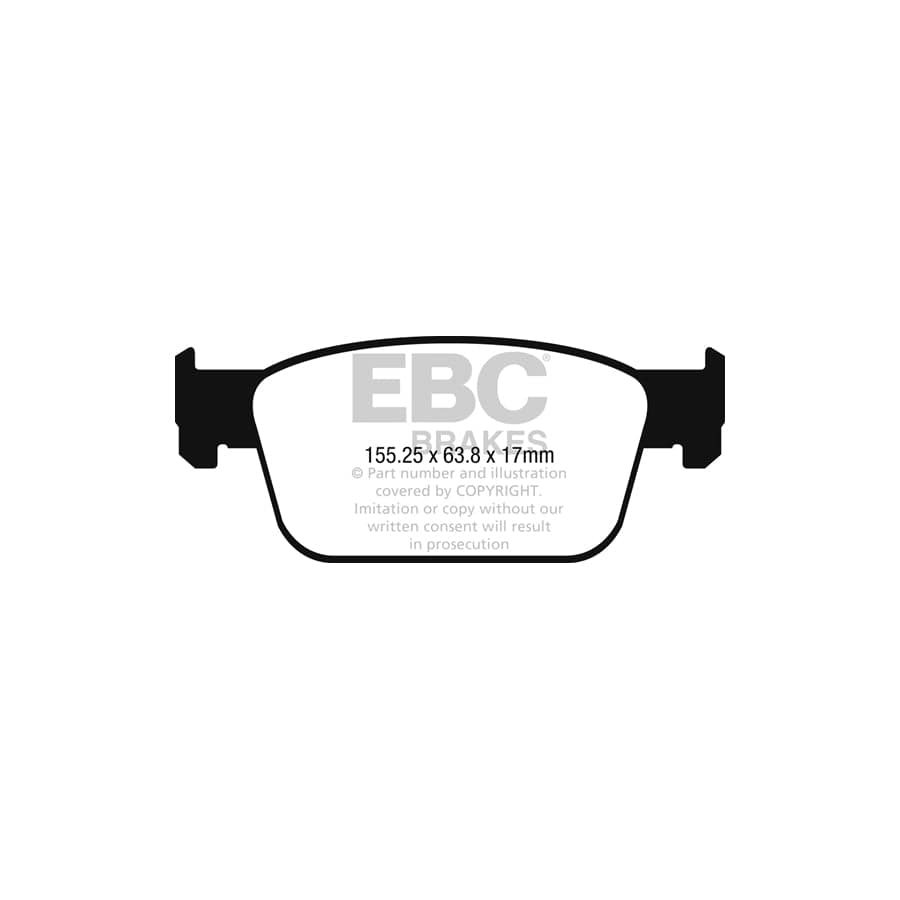 EBC PDKF2394 Audi B9 Ultimax Front Brake Pad & Plain Disc Kit - TRW Caliper (Inc. A4 & A5) 2 | Duco Car Parts UK Car Parts