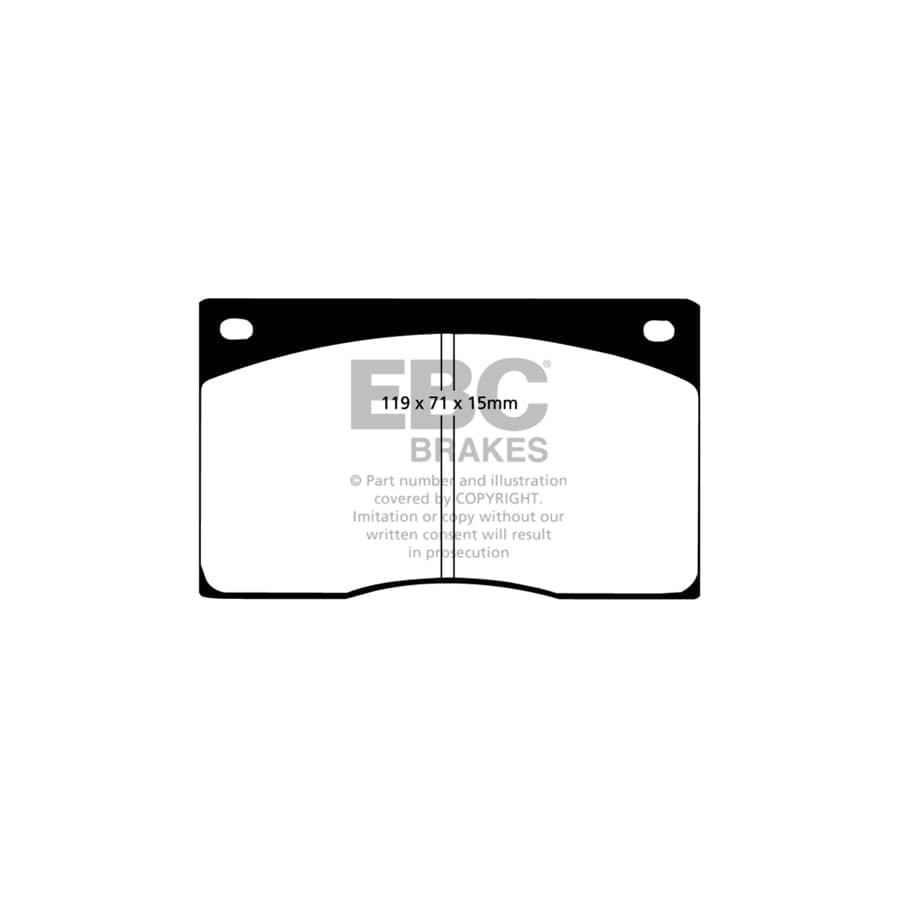 EBC PDKF1722 Renault Master Ultimax Front Brake Pad & Plain Disc Kit 2 | Duco Car Parts UK Car Parts