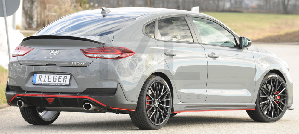 Rieger 00076007 Hyundai Rear Side Splitter (i30 N-Performance & i30 N) 8 | Duco Car Parts UK Car Parts