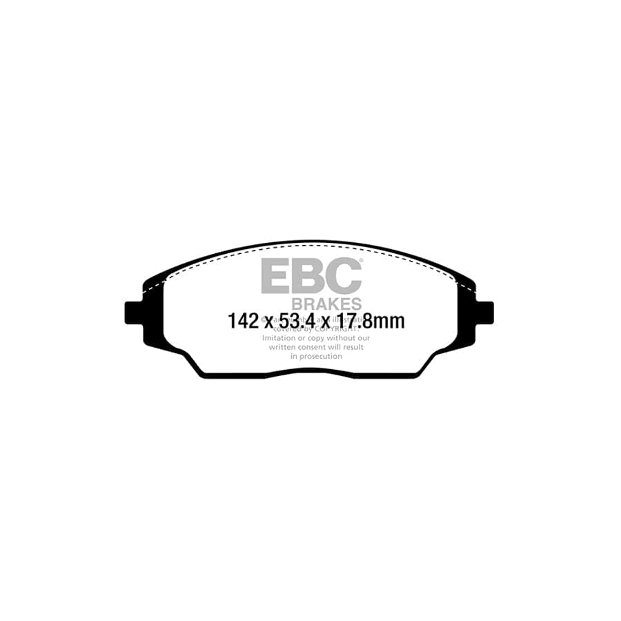 EBC PDKF2404 Chevrolet Aveo Ultimax Front Brake Pad & Plain Disc Kit 2 | Duco Car Parts UK Car Parts