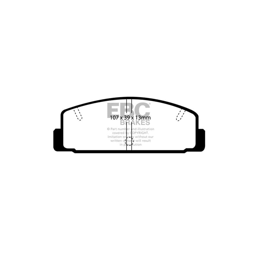 EBC PDKR537 Mazda Ultimax Rear Brake Pad & Plain Disc Kit - Akebono Caliper 2 | Duco Car Parts UK Car Parts