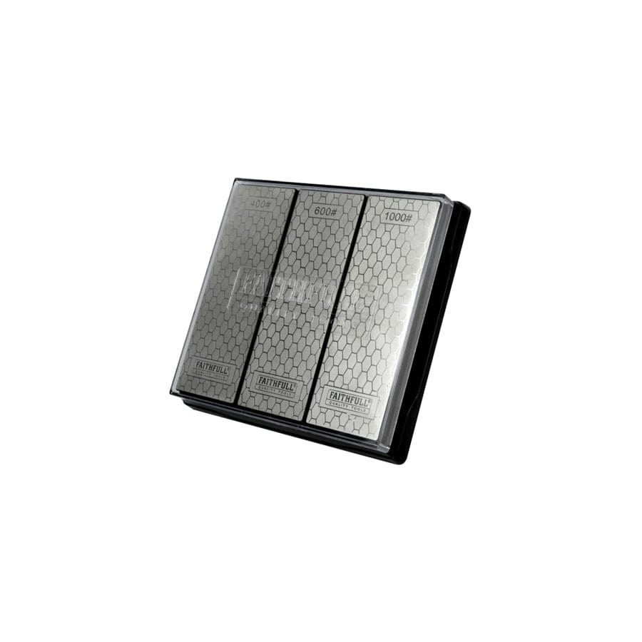 Faithfull FAIDWTRIPLE Diamond Whetstone Kit, 3 Piece | Duco Car Parts UK