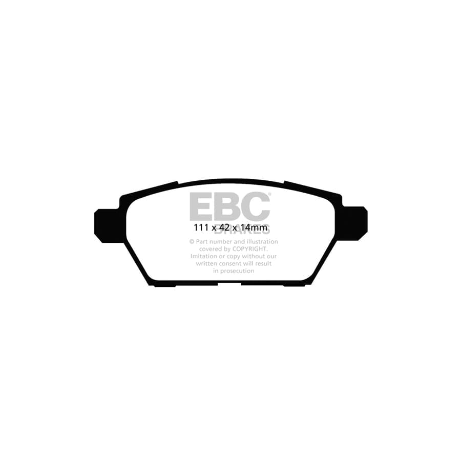 EBC PDKR539 Mazda 6 Ultimax Rear Brake Pad & Plain Disc Kit 2 | Duco Car Parts UK Car Parts