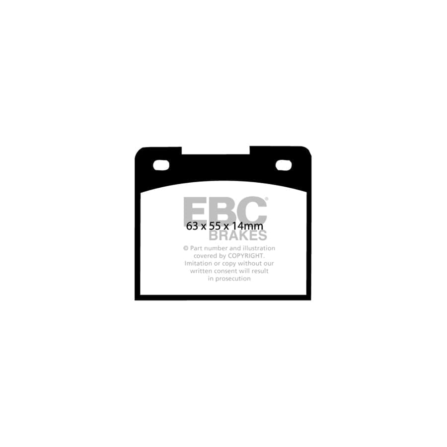 EBC PDKF2056 Vauxhall Viva Ultimax Front Brake Pad & Plain Disc Kit 2 | Duco Car Parts UK Car Parts
