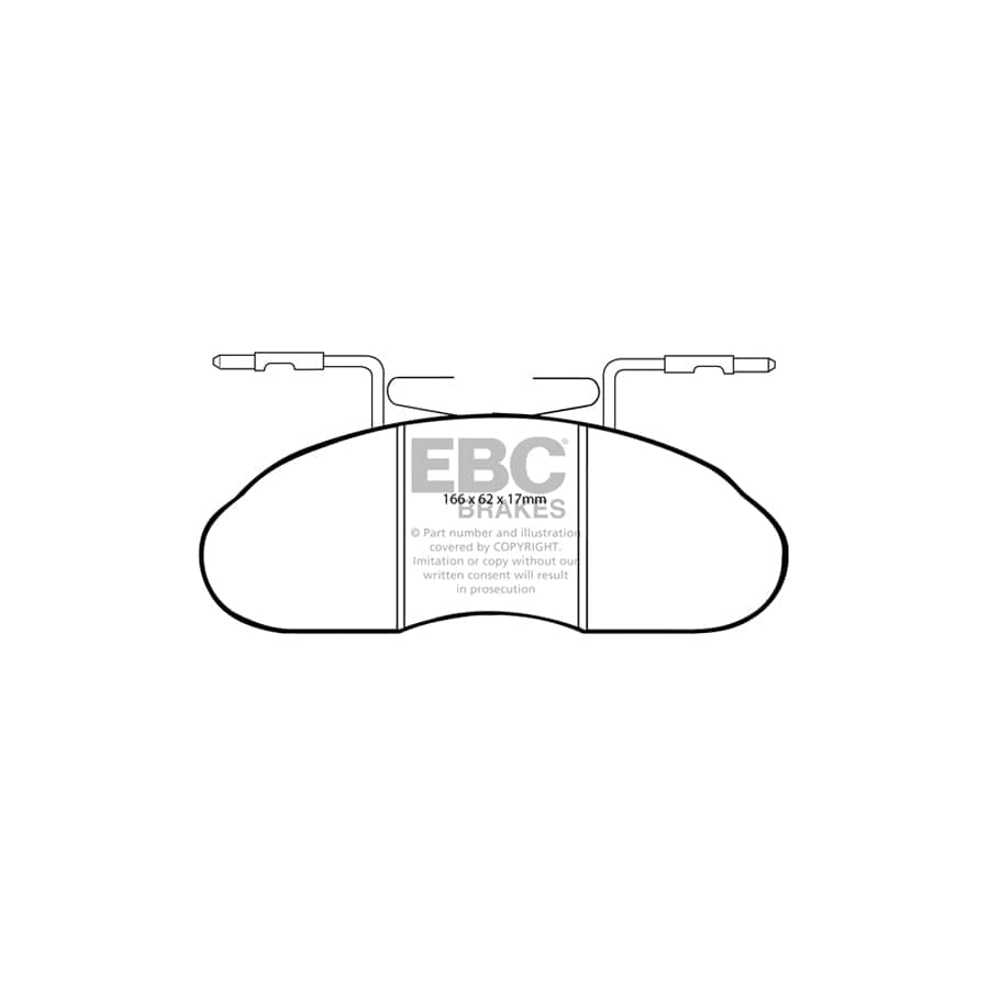 EBC PDKF1726 Renault Master Ultimax Front Brake Pad & Plain Disc Kit 2 | Duco Car Parts UK Car Parts
