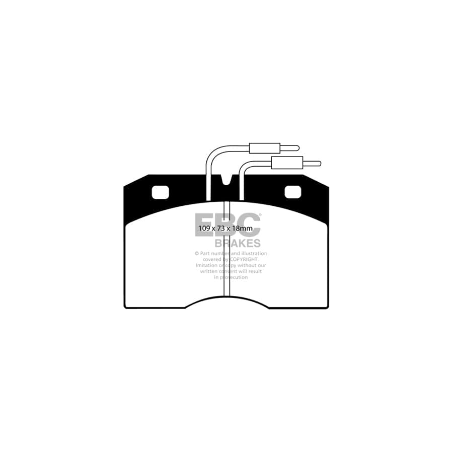 EBC PDKF1725 Renault Master Ultimax Front Brake Pad & Plain Disc Kit 2 | Duco Car Parts UK Car Parts