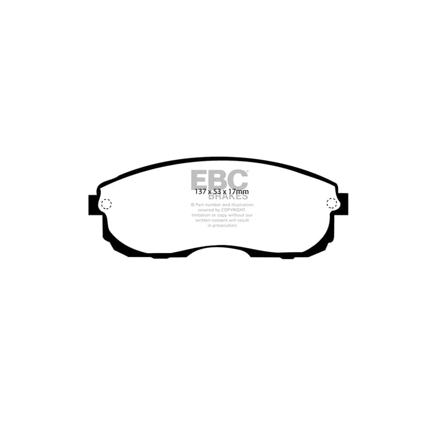 EBC PDKF1399 Nissan Ultimax Front Brake Pad & Plain Disc Kit - Sumitomo Caliper (Inc. Maxima, QX, Skyline) 2 | Duco Car Parts UK Car Parts