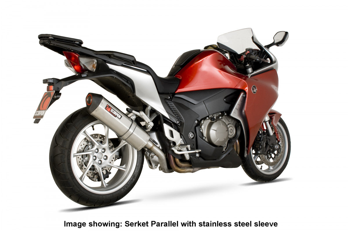 Scorpion RHA104TEO Honda VFR1200 Serket Parallel Slip-On - Titanium Sleeve | Duco Car Parts UK UK