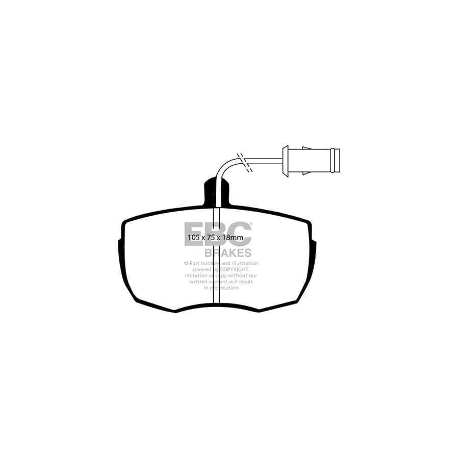 EBC PDKF1732 Rover SD1 Ultimax Front Brake Pad & Plain Disc Kit 2 | Duco Car Parts UK Car Parts