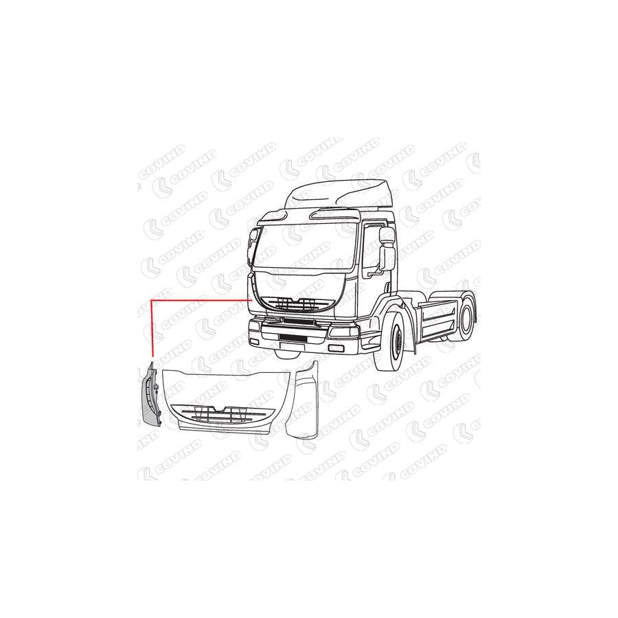 Covind Mdl/160 Wind Deflector | Duco Car Parts UK