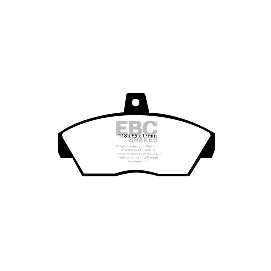 EBC PDKF1737 Rover Ultimax Front Brake Pad & Plain Disc Kit (Inc. 200 & 400) 2 | Duco Car Parts UK Car Parts