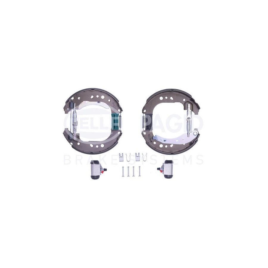 Hella 8DB 355 022-571 Brake Set, Drum Brakes For Smart Forfour II Hatchback (453)