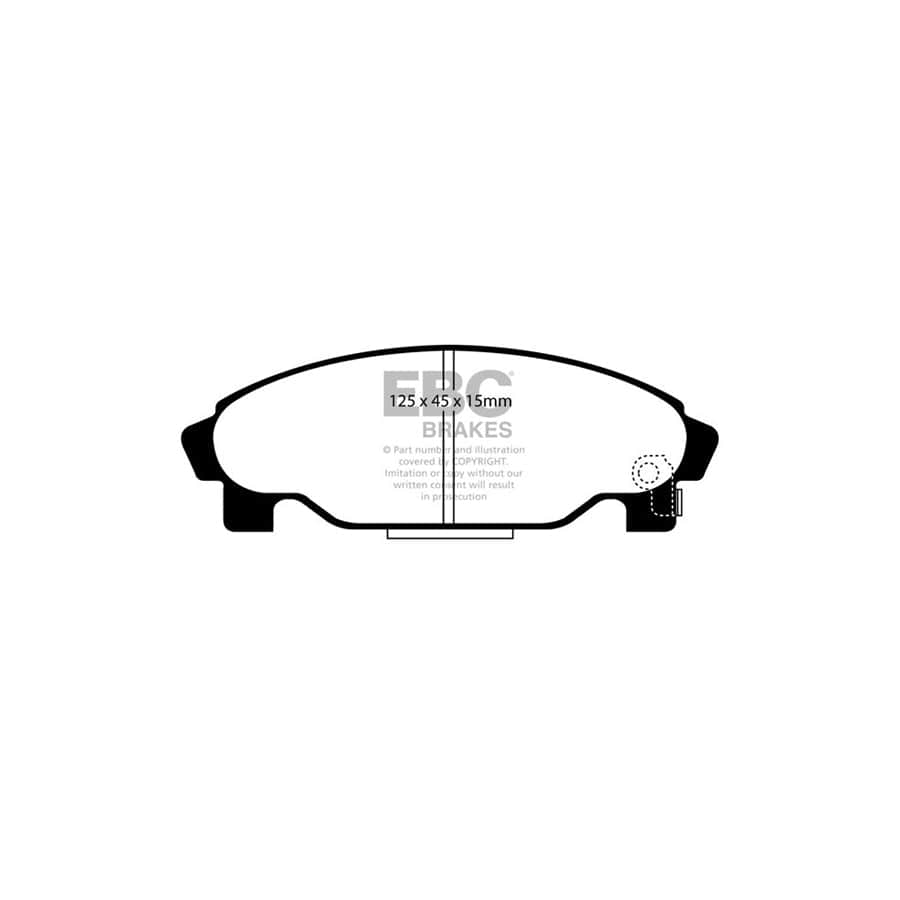 EBC PDKF566 Daihatsu Charade Ultimax Front Brake Pad & Plain Disc Kit - Akebono Caliper 2 | Duco Car Parts UK Car Parts