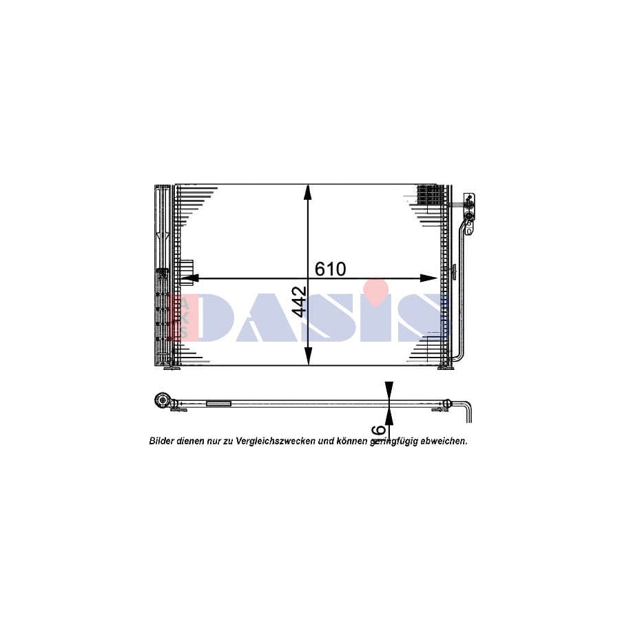 AKS Dasis 372008N Air Conditioning Condenser | Duco Car Parts UK