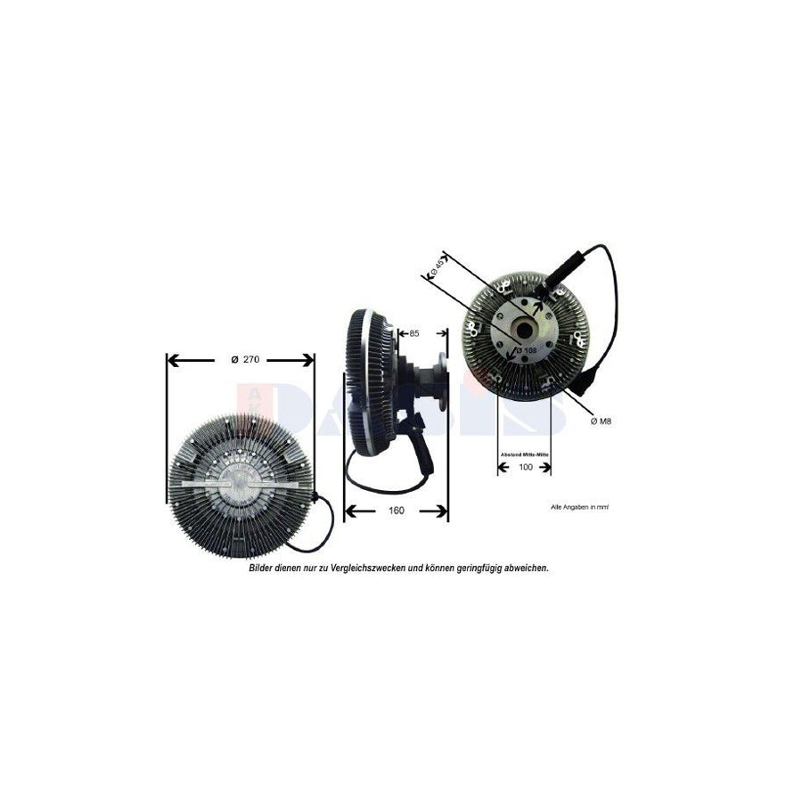 AKS Dasis 448007N Fan Clutch | Duco Car Parts UK