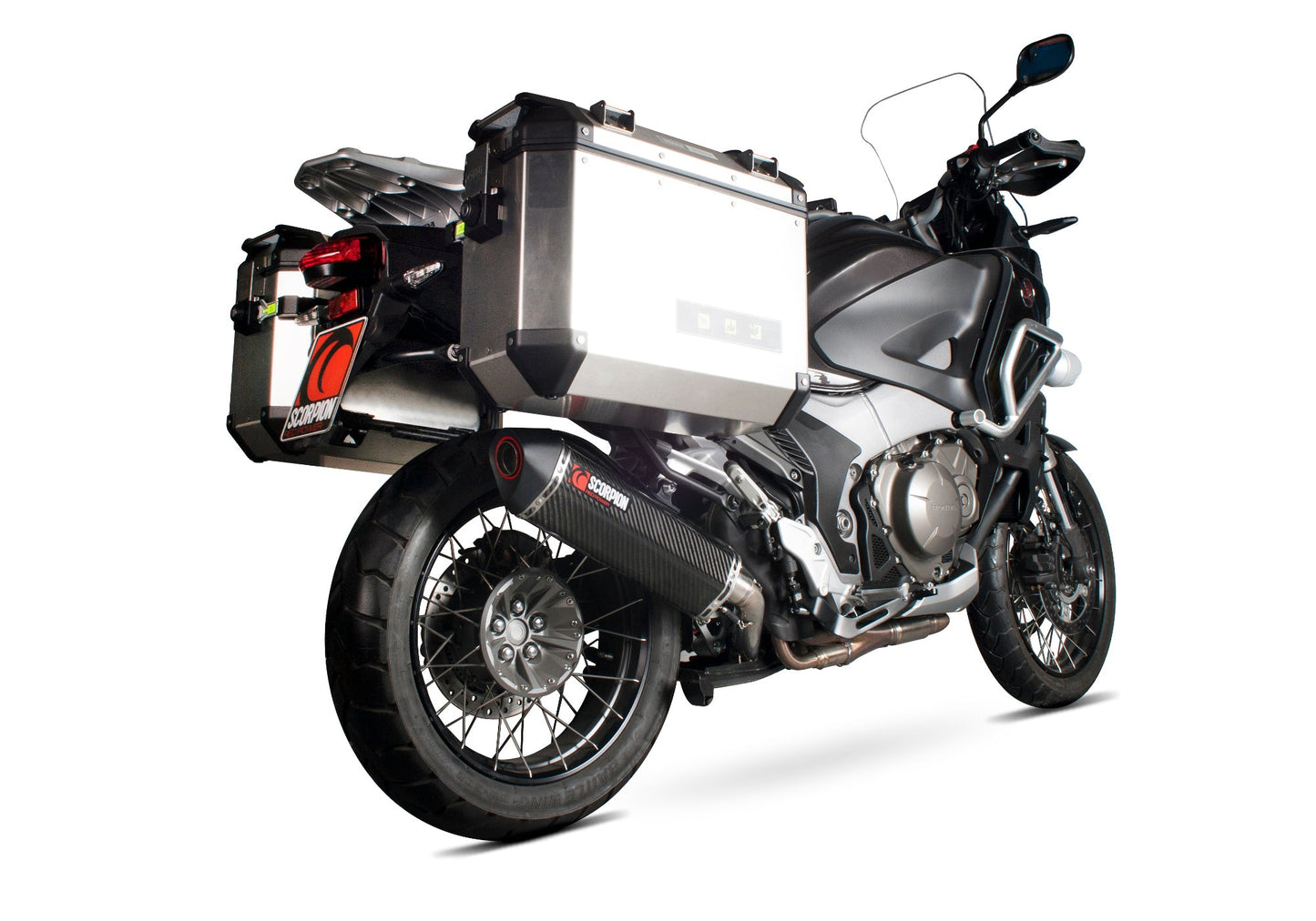 Scorpion RHA156CEO Honda VFR1200 X Crosstourer Serket Parallel Slip-On - Carbon Fibre Sleeve | Duco Car Parts UK UK