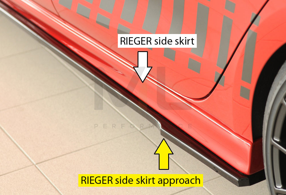 Rieger 00088221 SEAT Leon KL Side Skirt Splitter 4 | Duco Car Parts UK Car Parts