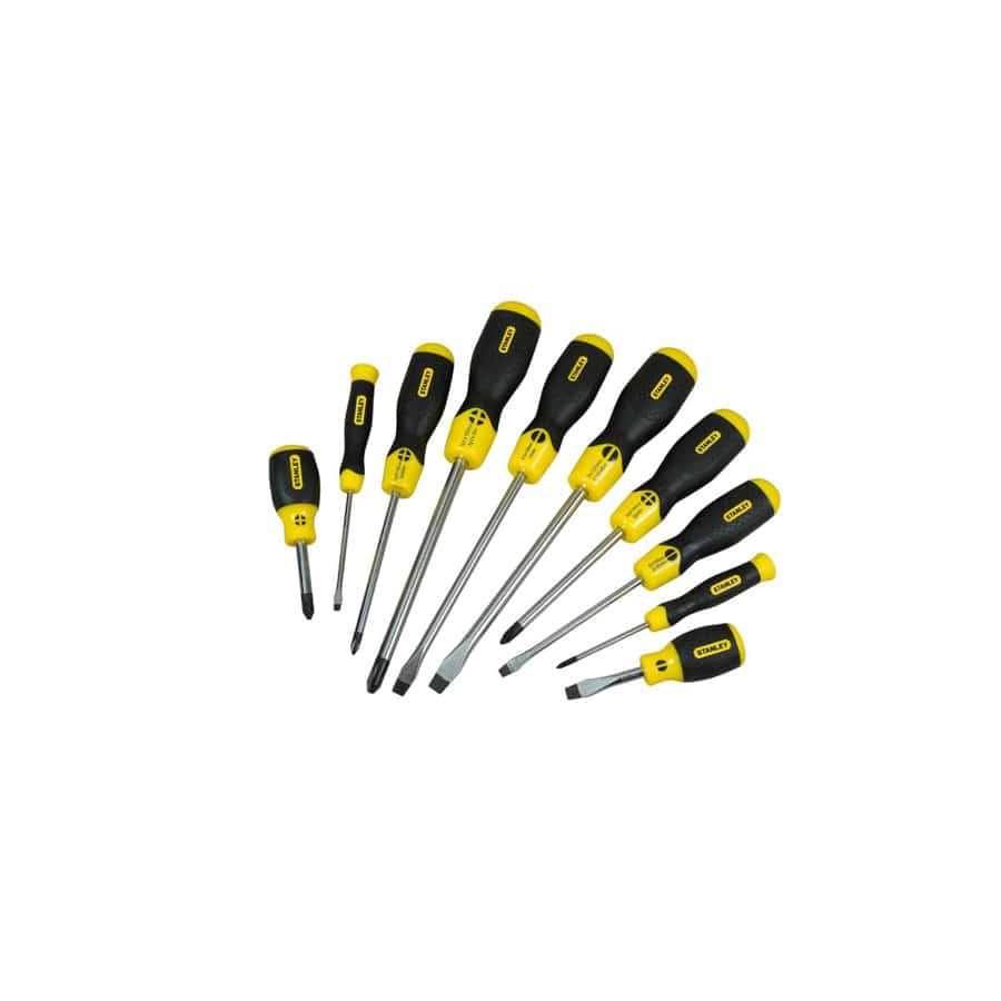 STANLEY® STA564977 Cushion Grip Screwdriver Set, 10 Piece | Duco Car Parts UK