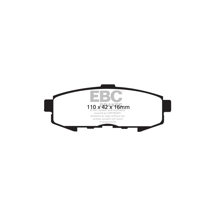 EBC PDKR552 Mazda MPV Ultimax Rear Brake Pad & Plain Disc Kit 2 | Duco Car Parts UK Car Parts