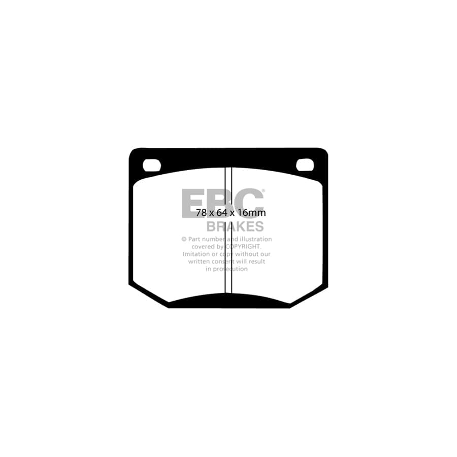 EBC PDKF1742 Saab Ultimax Front Brake Pad & Plain Disc Kit - ATE Caliper 2 | Duco Car Parts UK Car Parts