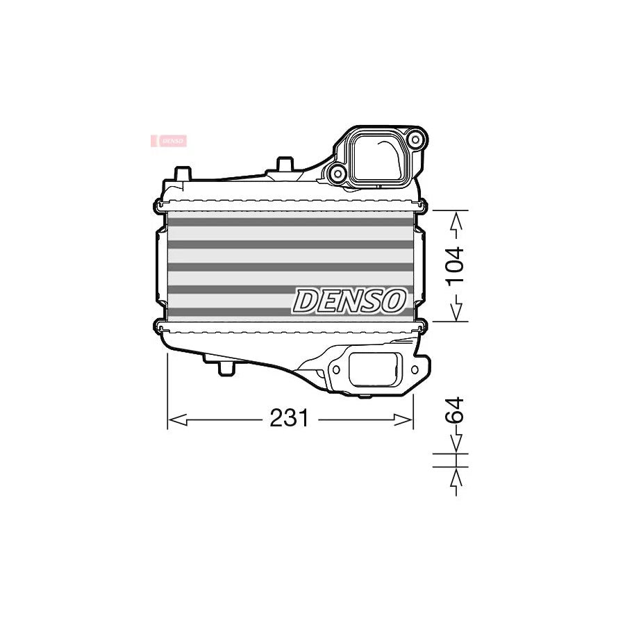 Denso DIT40001 Dit40001 Intercooler For Honda Civic | Duco Car Parts UK