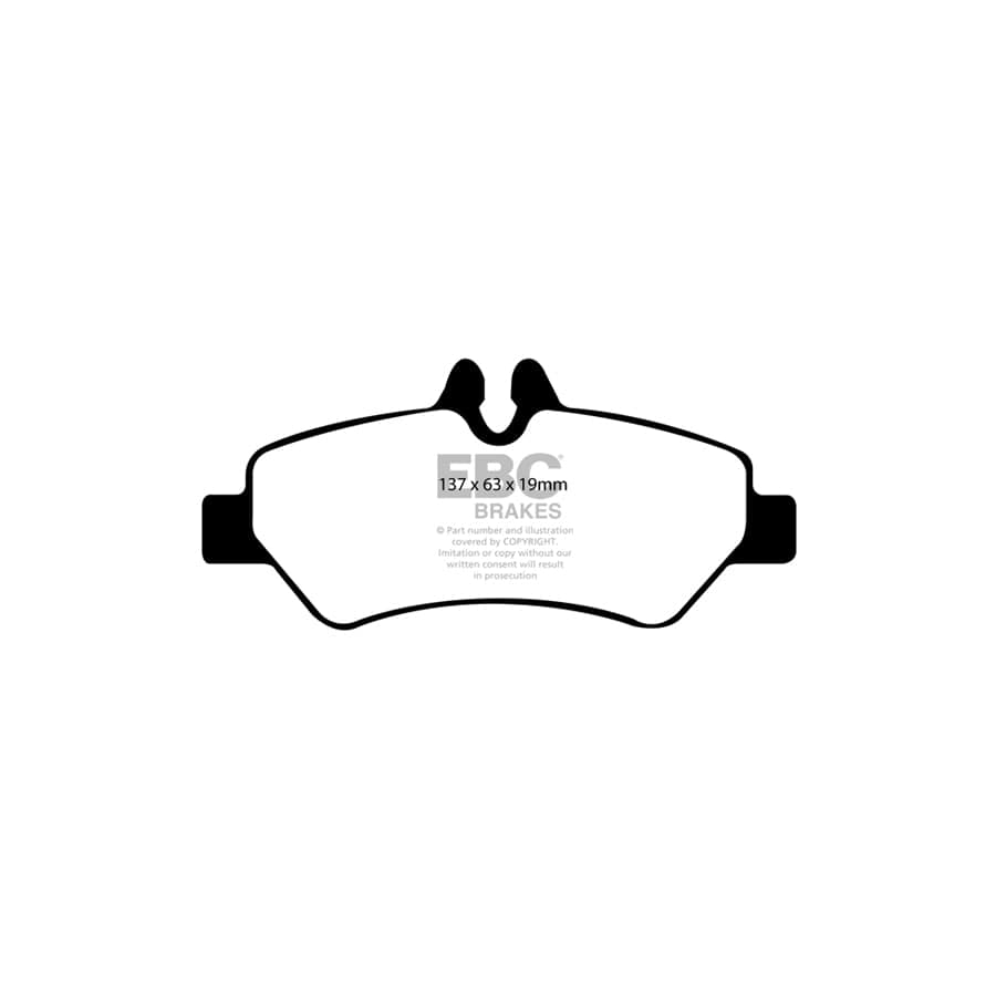 EBC PDKR905 Mercedes-Benz VW Ultimax Rear Brake Pad & Plain Disc Kit - Brembo Caliper 2 | Duco Car Parts UK Car Parts