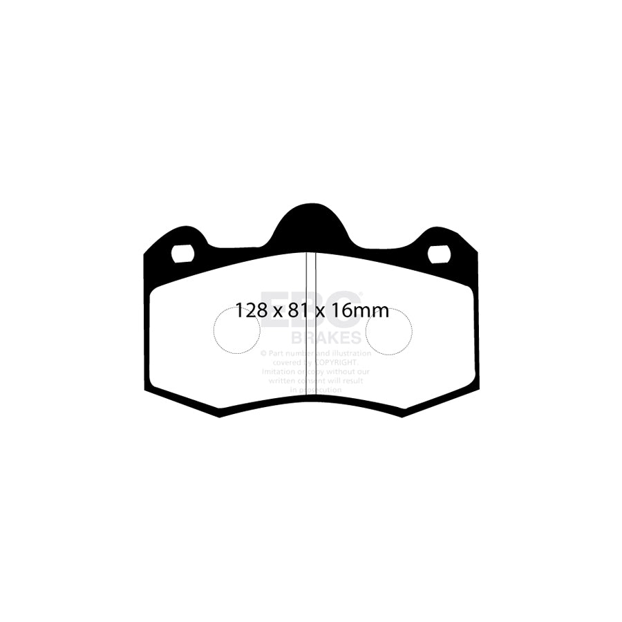 EBC DP9036 Holden Morgan Renault Seat Orangestuff Front/Rear Brake Pads - AP/Girling/TRW Caliper 2 | Duco Car Parts UK Car Parts