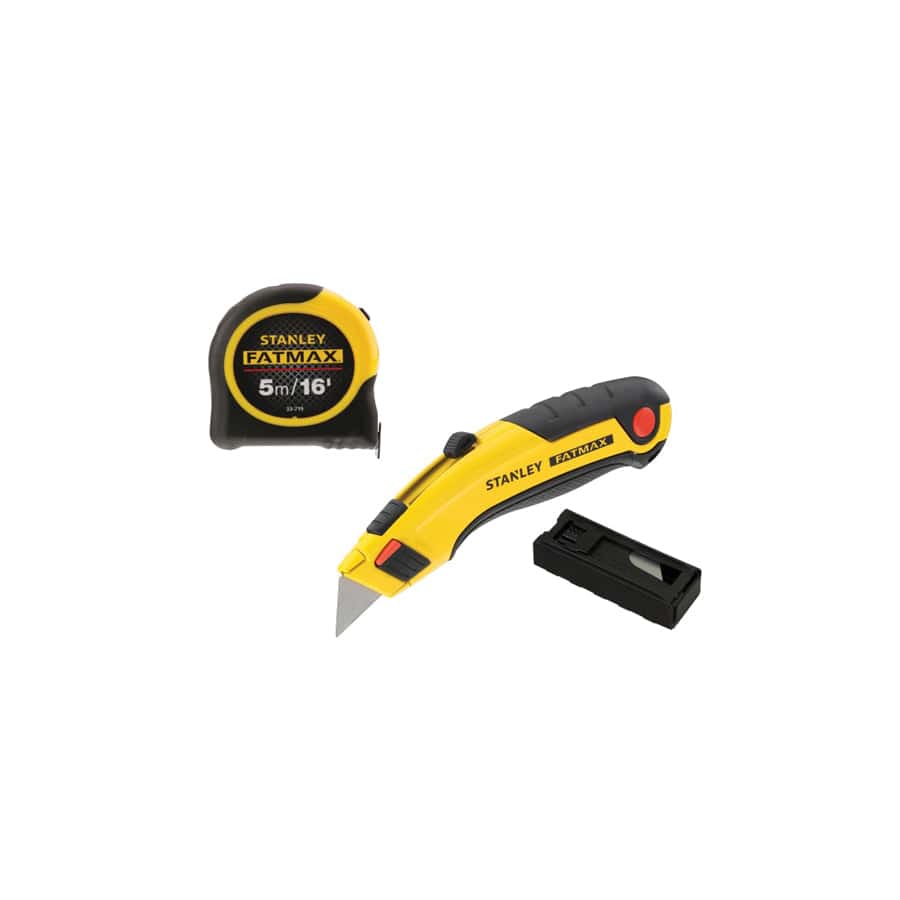 STANLEY® STA043257TP FatMax® Triple Pack - Tape, Retractable Knife and Blades | Duco Car Parts UK