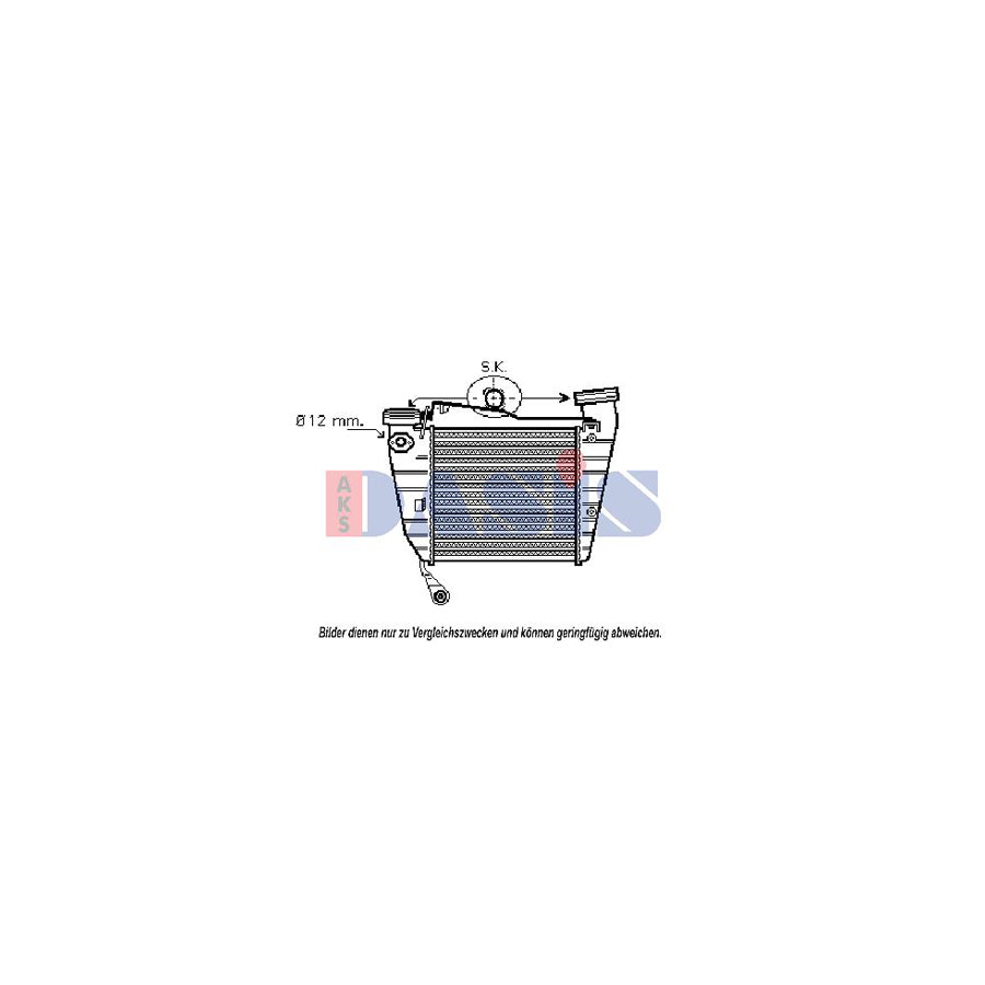 AKS Dasis 047015N Intercooler For VW Phaeton (3D1, 3D2, 3D3, 3D4, 3D6, 3D7, 3D8, 3D9) | Duco Car Parts UK