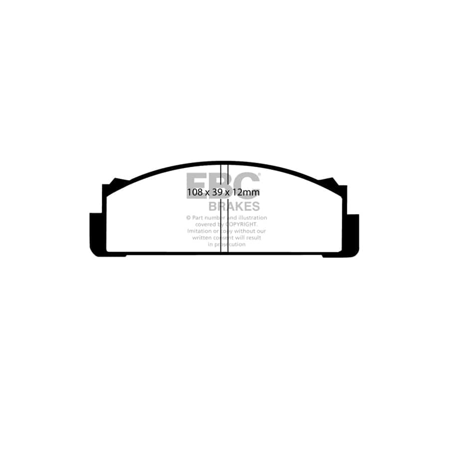 EBC PDKF207 Autobianchi Fiat Zastava Ultimax Front Brake Pad & Plain Disc Kit - Bendix Caliper (Inc. A112, Primula, 850) 2 | Duco Car Parts UK Car Parts