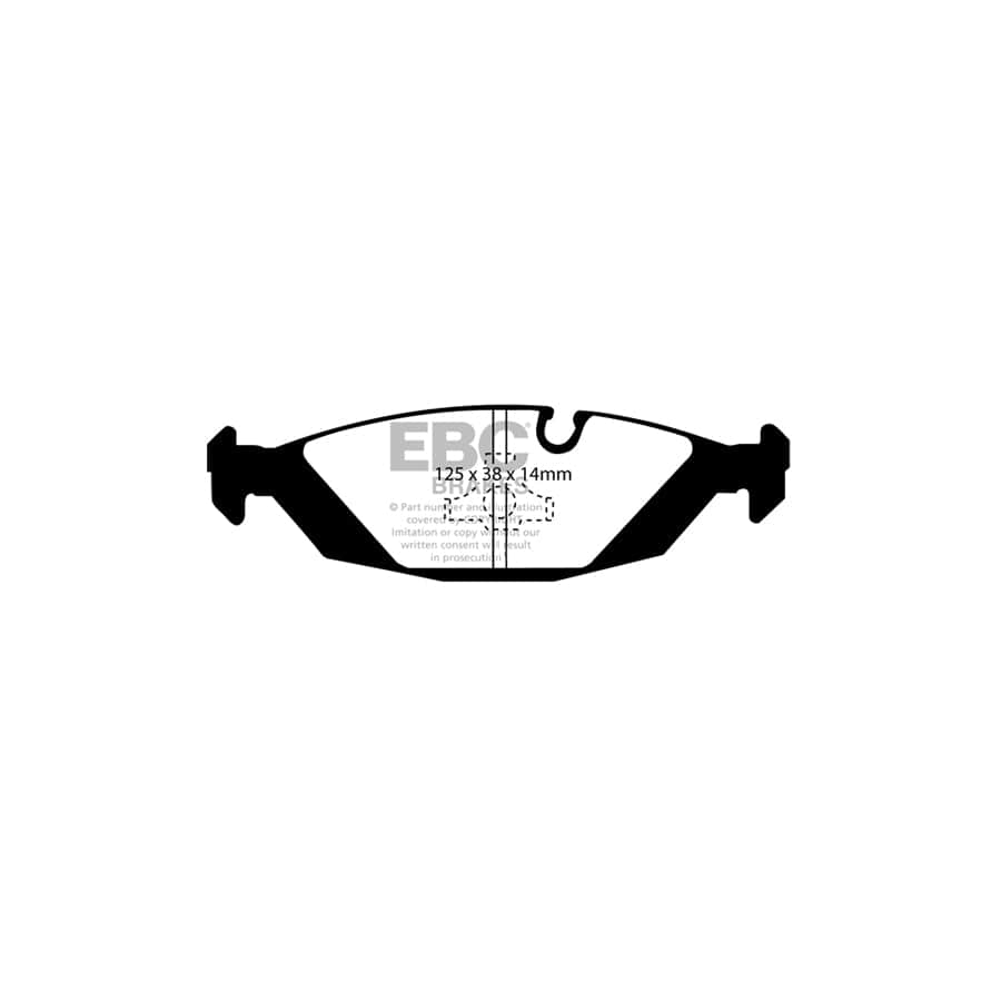 EBC PDKR911 Volvo Ultimax Rear Brake Pad & Plain Disc Kit - ATE Caliper (Inc. 440, 460, 480) 2 | Duco Car Parts UK Car Parts