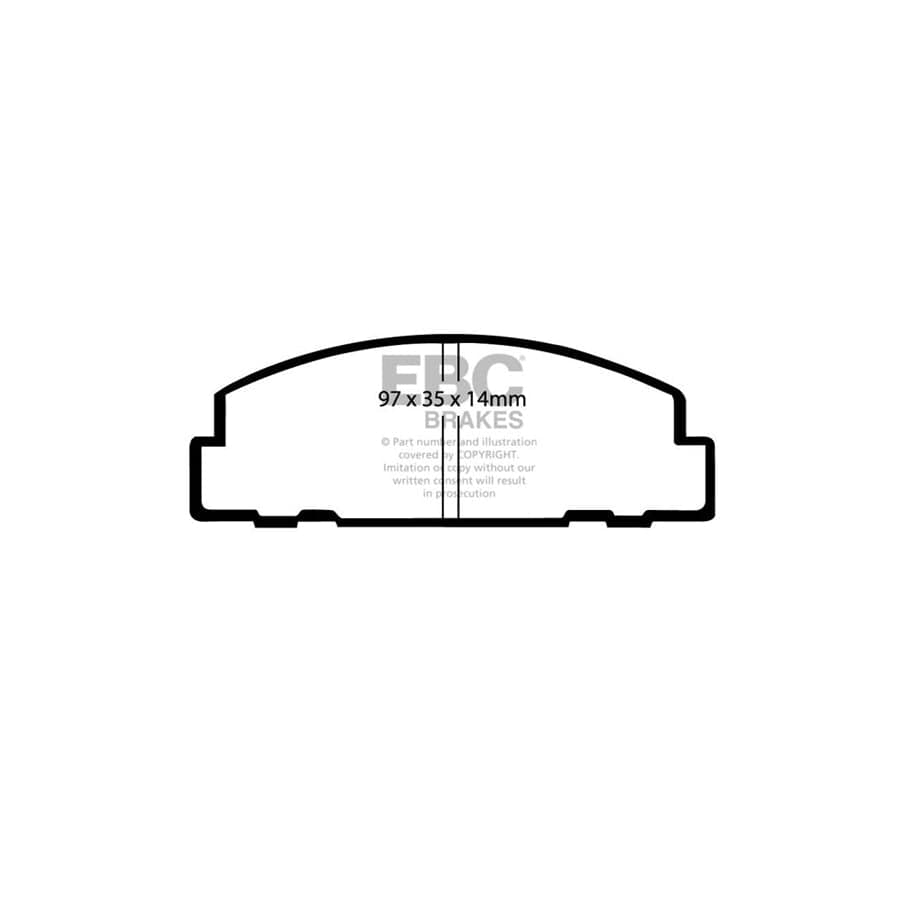 EBC PDKF576 Daihatsu Domino Ultimax Front Brake Pad & Plain Disc Kit 2 | Duco Car Parts UK Car Parts
