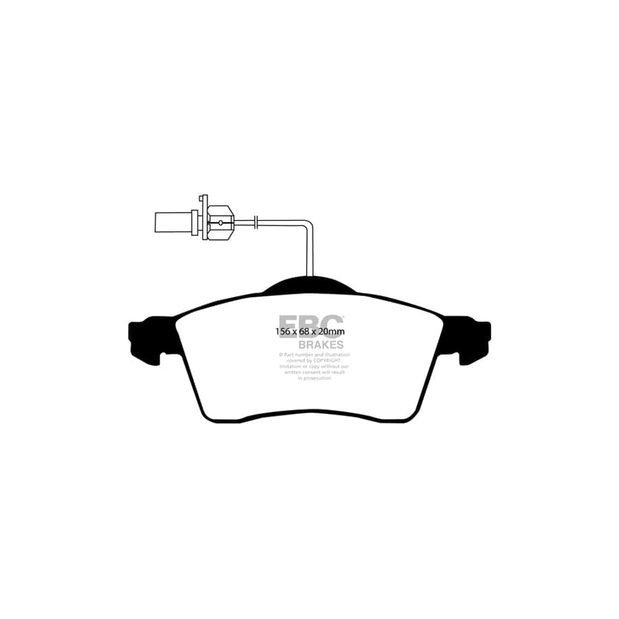 EBC PDKF2073 VW Ultimax Front Brake Pad & Plain Disc Kit - Girling/TRW Caliper (Inc. Caravelle & Transporter) 2 | Duco Car Parts UK Car Parts