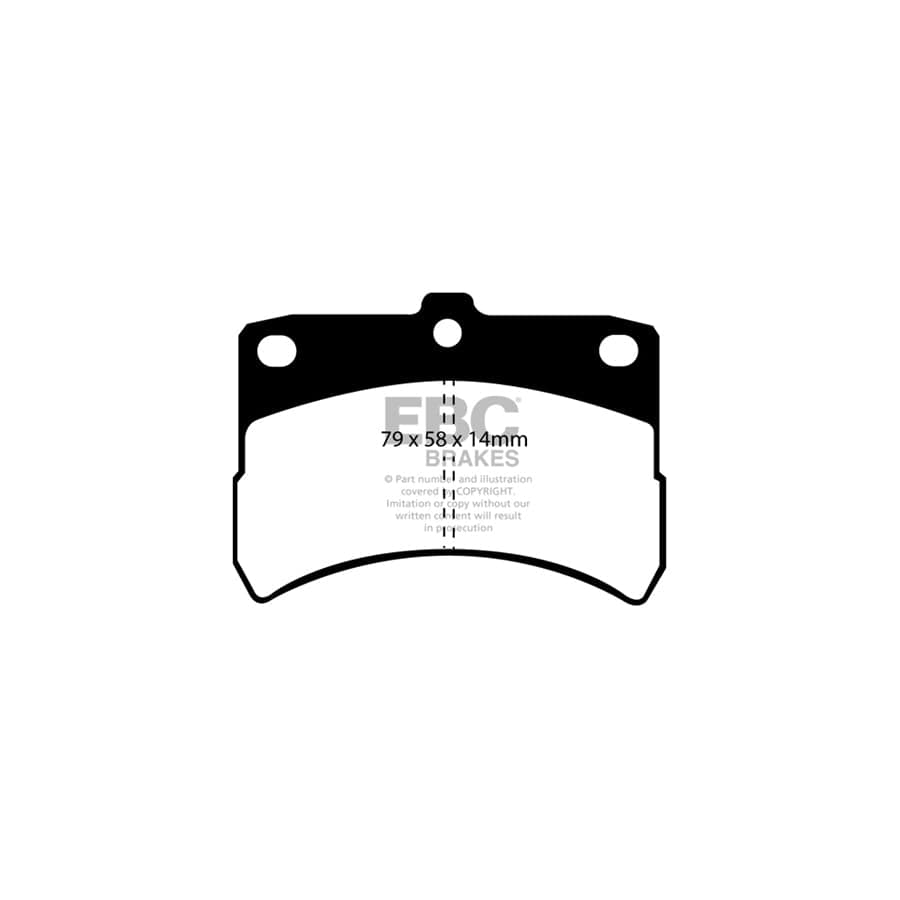 EBC PDKF575 Daihatsu Perodua Ultimax Front Brake Pad & Plain Disc Kit (Inc. Cuore, Kelisa, Kenari) 2 | Duco Car Parts UK Car Parts